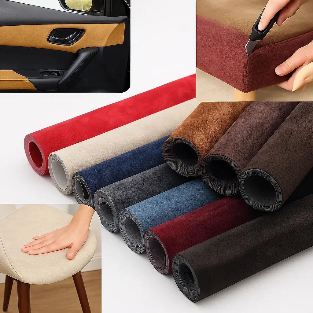 Selbstklebender Mikrofaser-Suede-Stoff