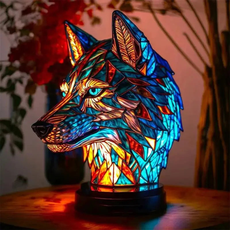 Brehn | MosaicCritter - 3D Tierlampe - Multicolor Tränen - Retro-Design