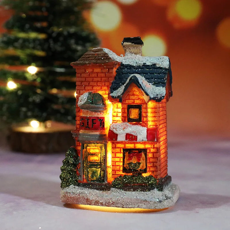 Brehn | Winterträume LED Weihnachtshaus Figurinen