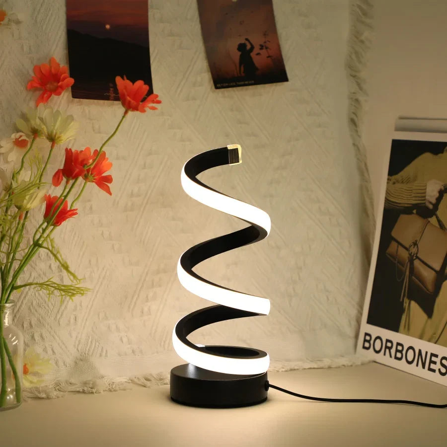 Brehn | Moderne S-förmige Schreibtischlampe - FlexiGlow