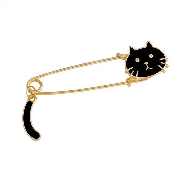 Swishing Tail Cat Pins | Brehn