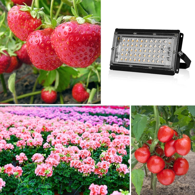 LED-Pflanzenlampe, Vollspektrum, wasserdicht, EU-Stecker, 144 LEDs, 200 W