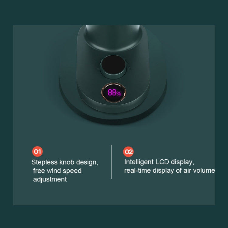 Smart Remote Control Usb Charging Shaking Head Desktop Fan Stroller Clip Fan(Black) | Brehn