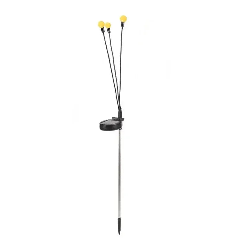Solarbetriebene Glühwürmchen Gartenleuchte - Dreiköpfige LED Lampe für Außen | Brehn