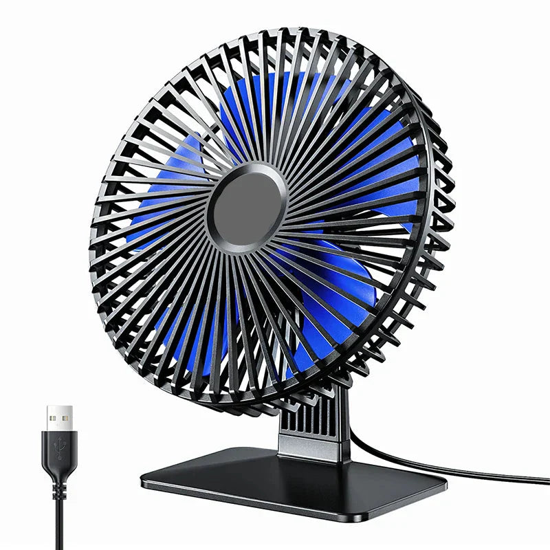 Mira Oszillierender USB Ventilator – Leise, Kompakt & 4 Geschwindigkeiten für Schreibtische und Nachttische | Brehn