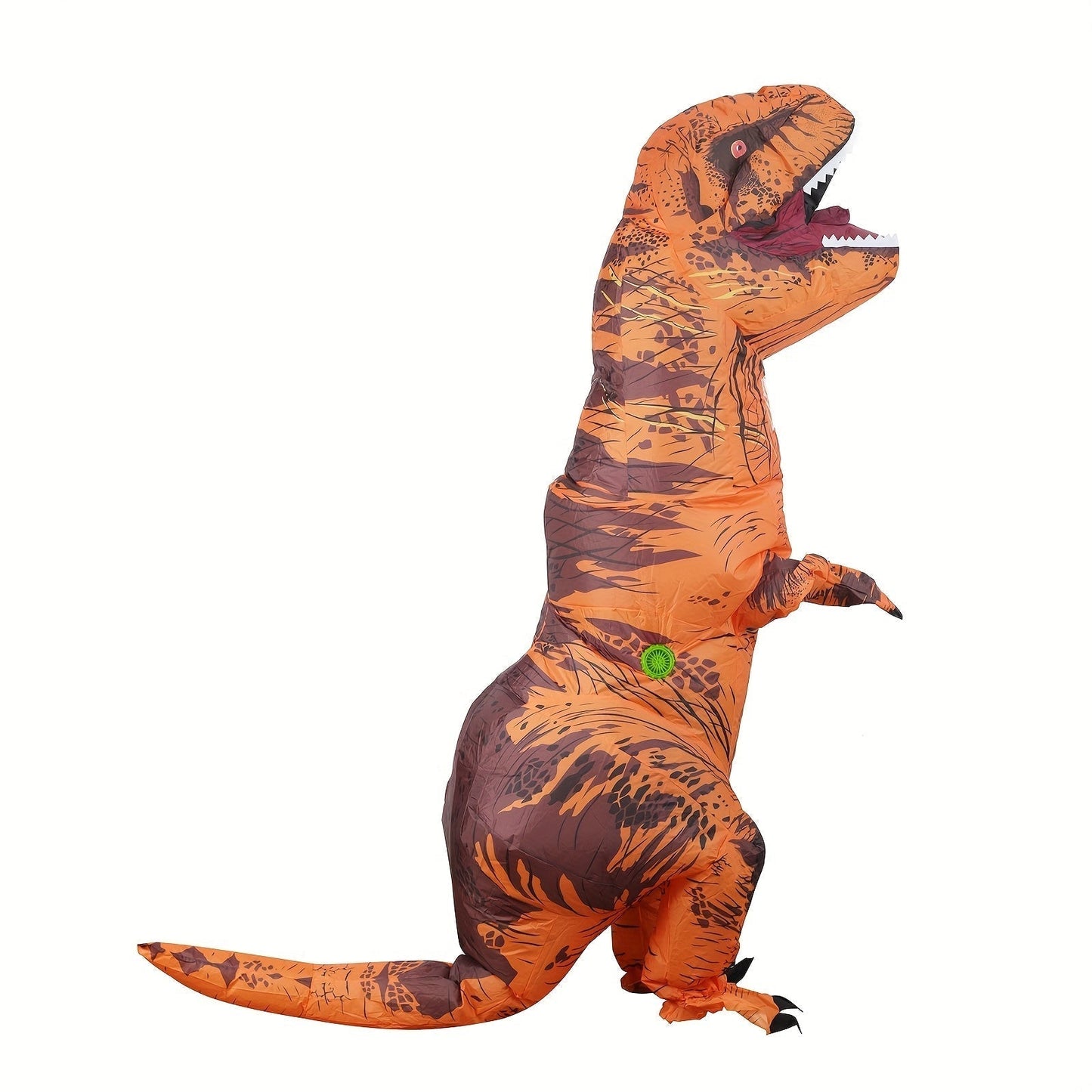 DinoKing Aufblasbares T-Rex Kostüm – Gigantischer Unisex-Anzug mit Ventilator | Brehn