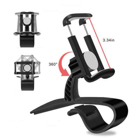 360° drehbarer Auto Armaturenbrett Telefonhalter | Brehn