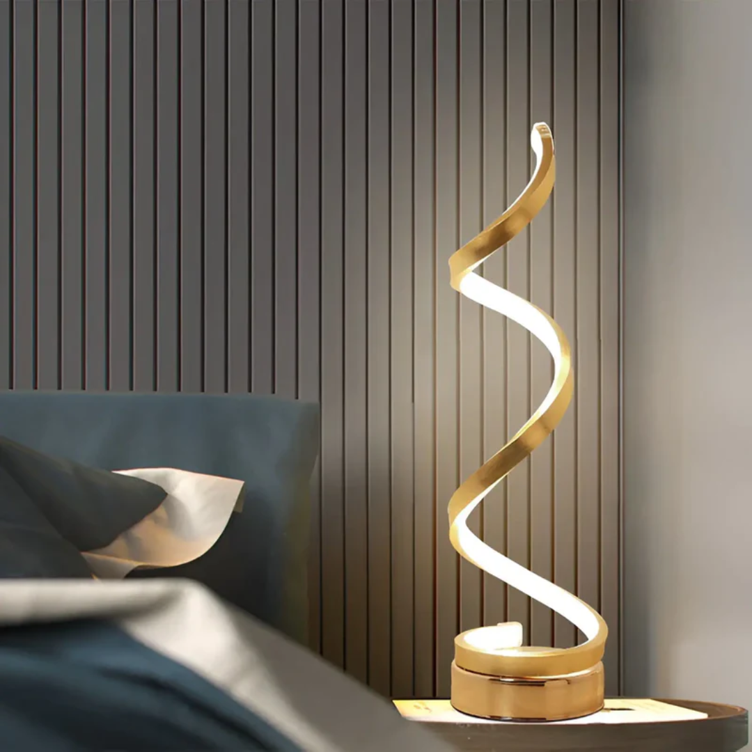 Brehn | Dimmbar moderne Spiral Tischlampe - LumaSpiral
