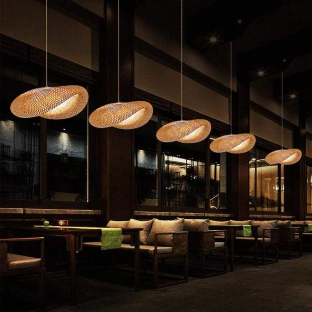 Brehn | Design LED Pendelleuchte Bambus Kugeln - EcoSphere