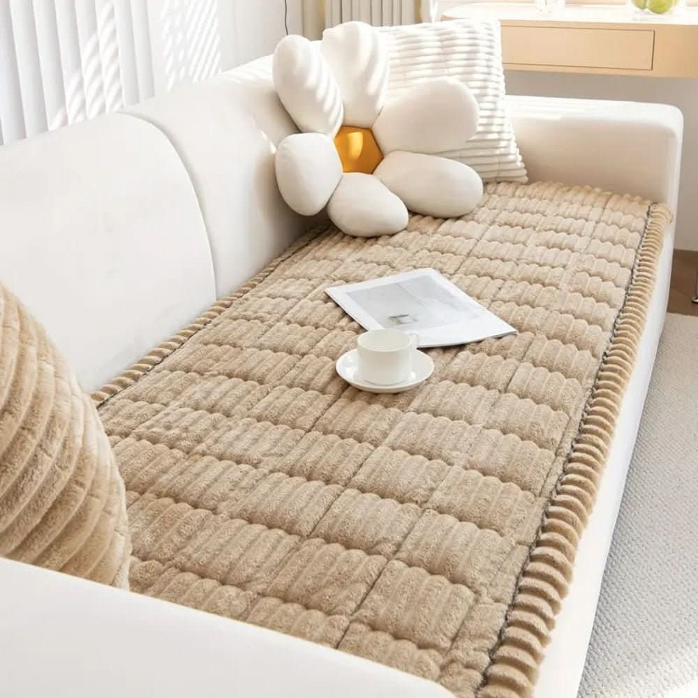 Luxuriöser Plüschbezug für Sofas