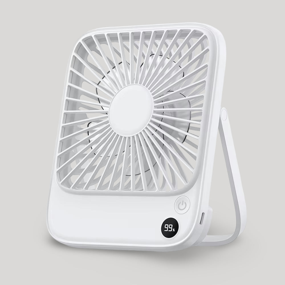 Tragbarer Ventilator mit Akku – 4 Geschwindigkeitsstufen | Brehn