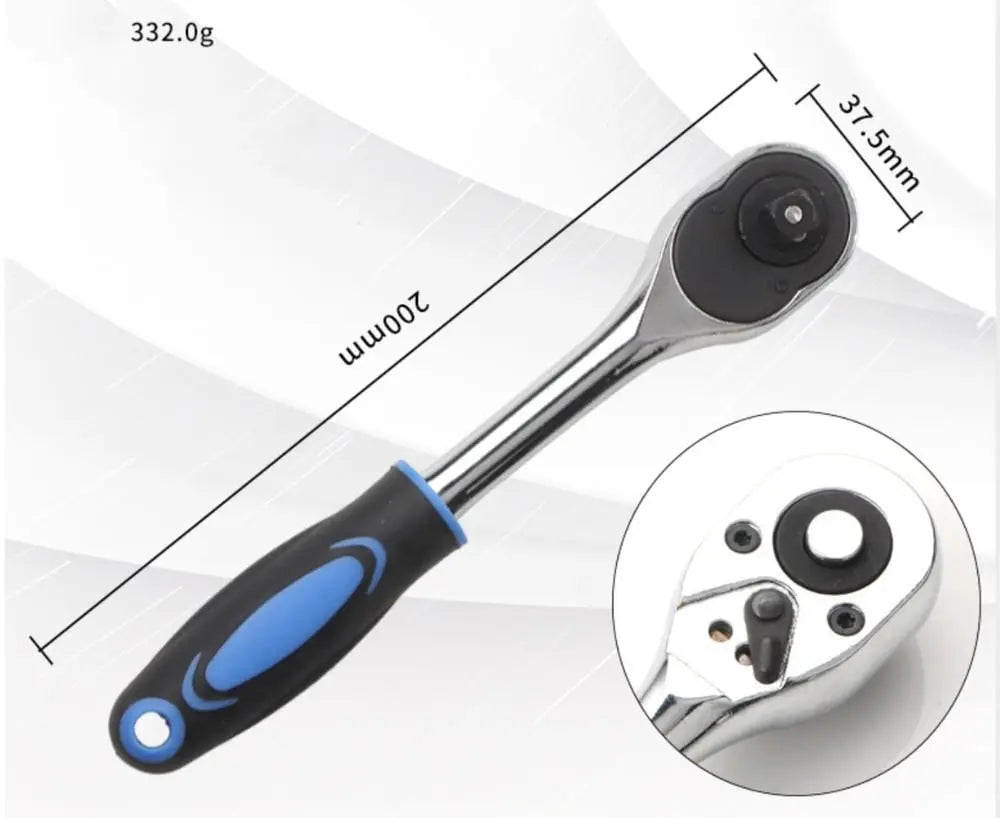 Verstellbarer Steckschlüssel – Universelles Werkzeug 10-19mm für schnelle Reparaturen