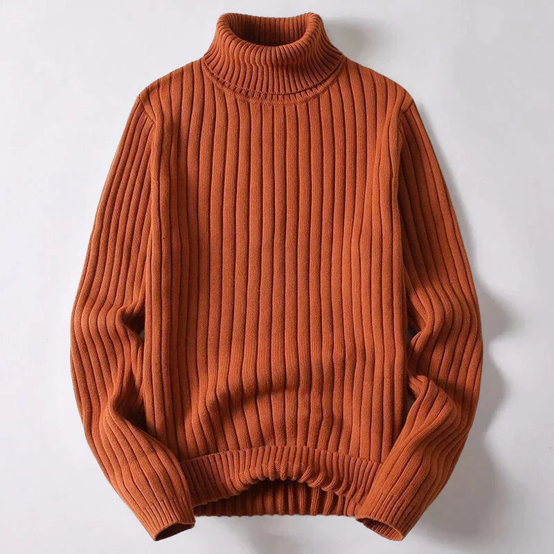 Herren-Rollkragenpullover aus Merinowolle
