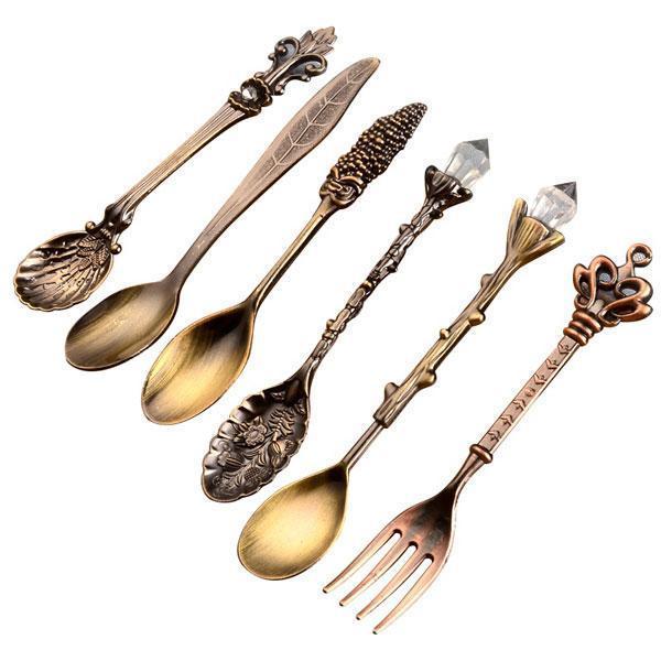 Verspielt Vintage Dessertlöffel (Set von 6) | Brehn