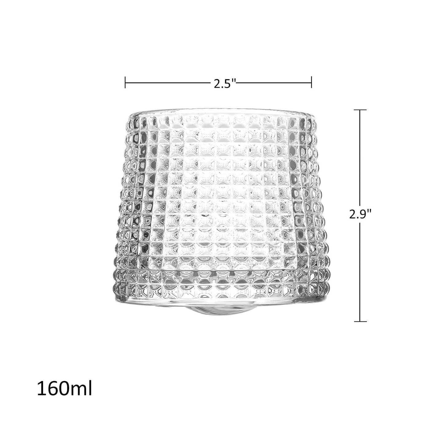 Drehbares Whiskyglas-Set