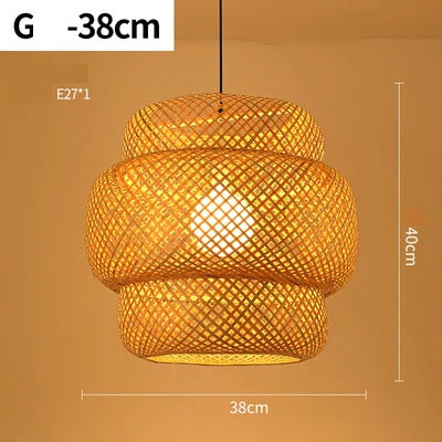 Handgefertigte Rattan-Pendelleuchte | Natürliches Licht für Wohn- und Esszimmer | Gemütlicher Boho-Stil