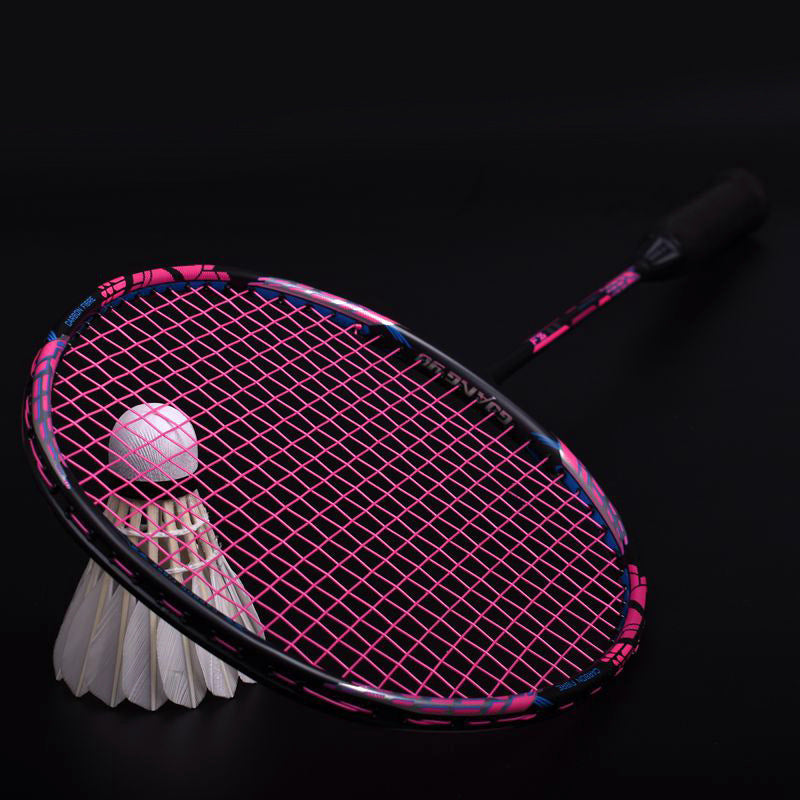Offensive Badmintonschläger mit sekundärer Verstärkung aus 32 Pfund Kohlefaser