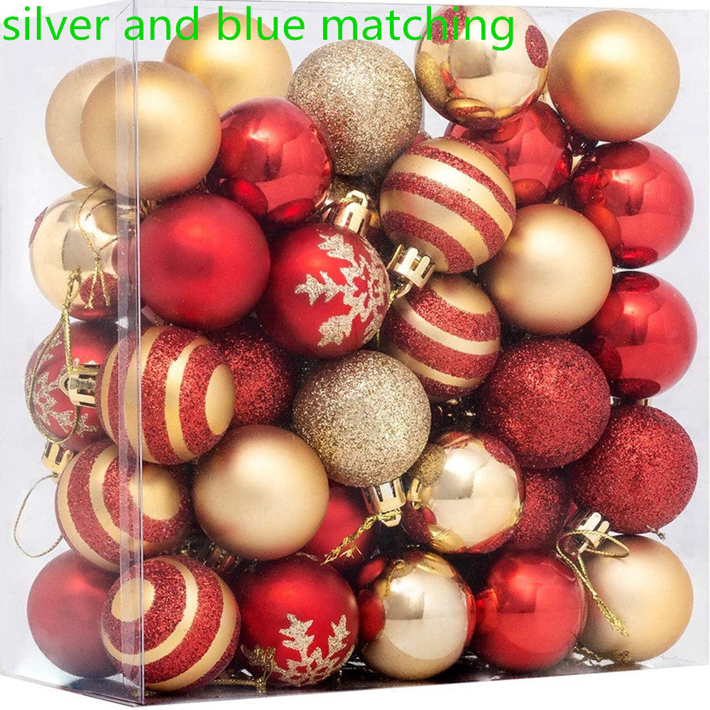 Brehn | 4CM, 50CM Handgefertigte Weihnachtsbaumkugeln Deko