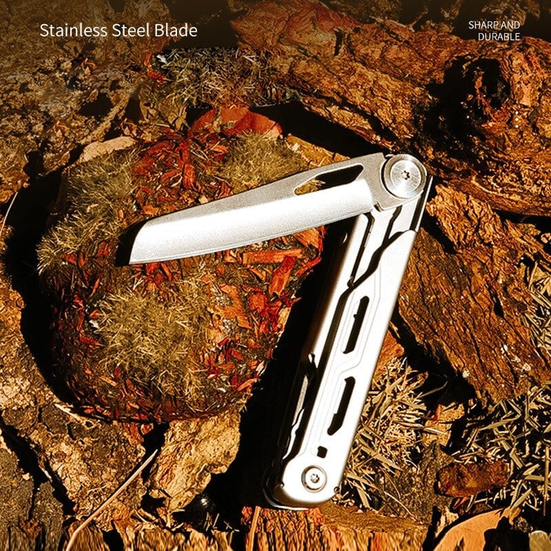 Brehn | Multitool Tasche Selbstverriegelndes Multifunktions-Faltmesser