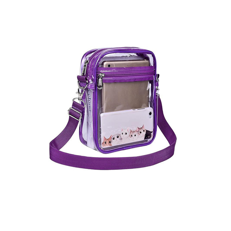 Brehn | PVC transparente Umhängetasche