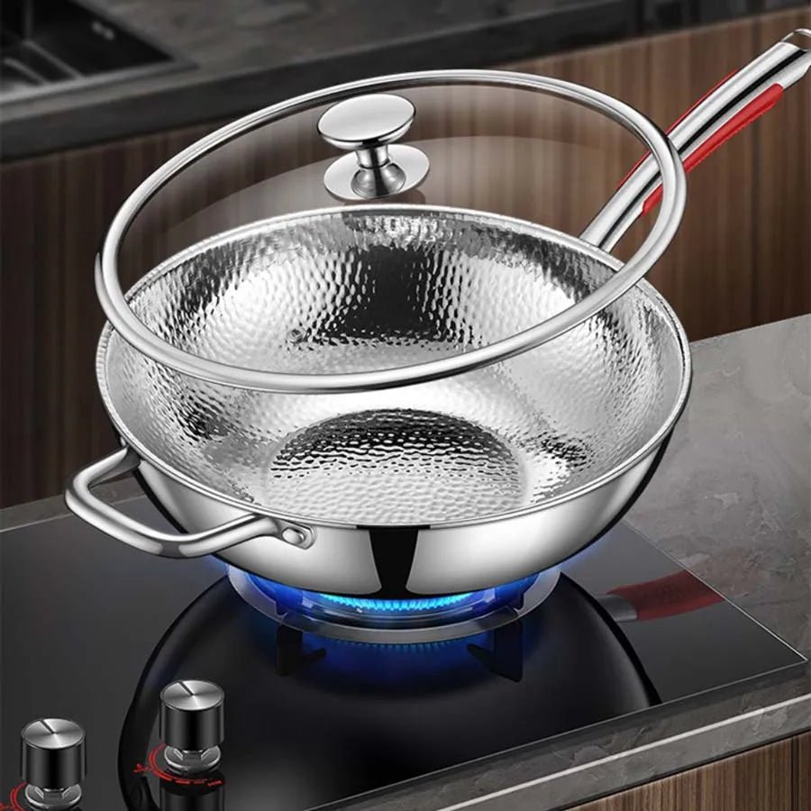 TitanFlair Wok — Braten ohne Ankleben für grenzenloses Kochvergnügen | Brehn