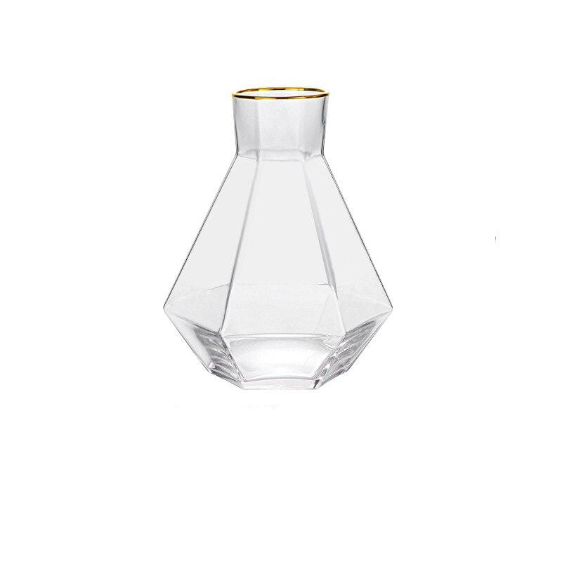 Gekochtes Wasser Kaltes Wasser Krug Set Kristallglas Wasserkaraffe Wasserbecher | Brehn