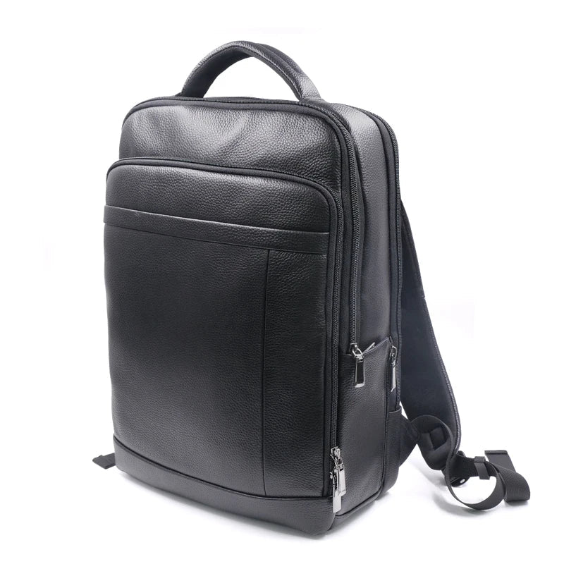 Premium Leder Rucksack mit Fingerabdruckschloss – Männer Anti-Diebstahl Rucksack | Brehn