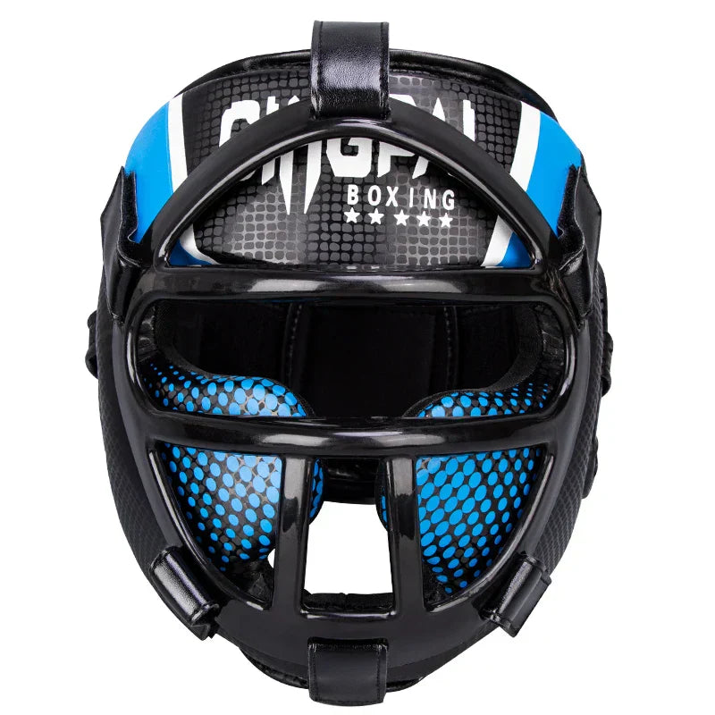 Brehn | Premium Kopfschutz mit Gesichtsschutzmaske – FightGuard