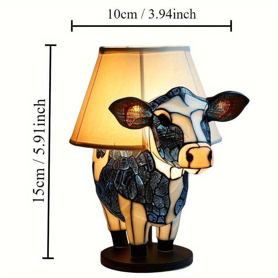 Brehn | Kreative Kuh Tischlampe - Erhellen Sie Ihre Nächte - Einzigartiges Design - Beruhigende Atmosphäre