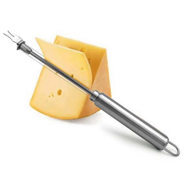 Käsebrett Doppel-Draht Käsemesser Verstellbarer Käse-Draht-Schneider | Brehn