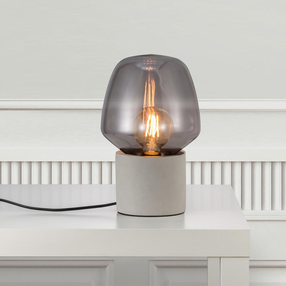 Brehn | Elegante CementGlo Petite Tischlampe - für ein luxuriöses Interieur