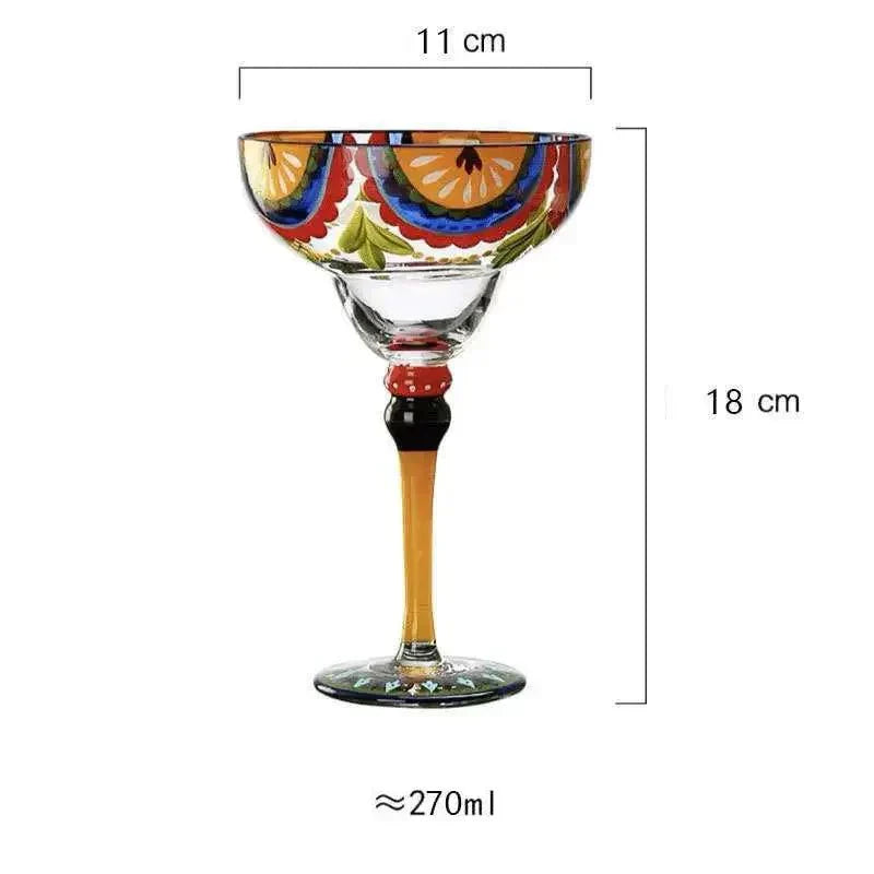 Bunter Margarita Cocktailglas