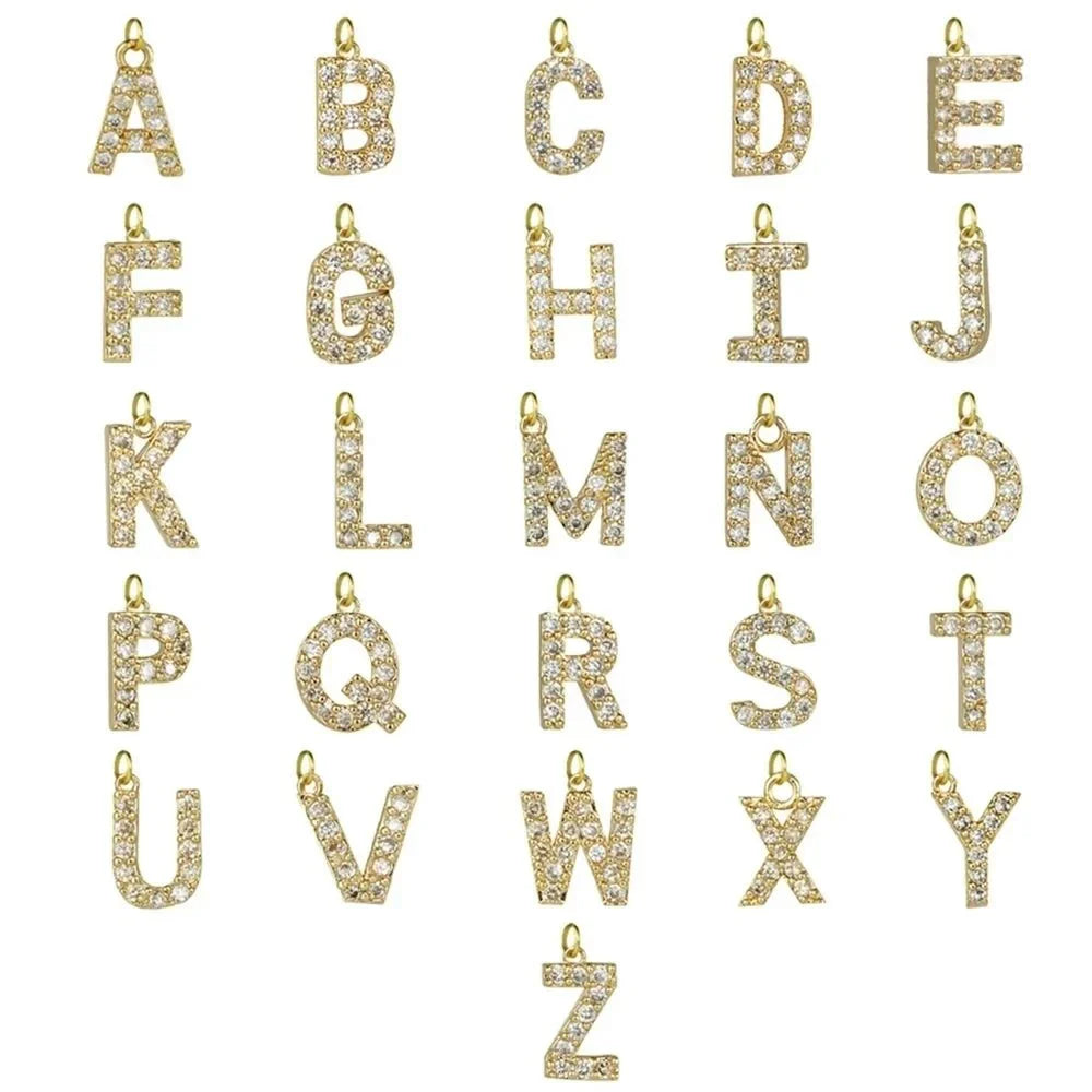 Brehn | Zarte Diamant Buchstaben Lariat Halskette