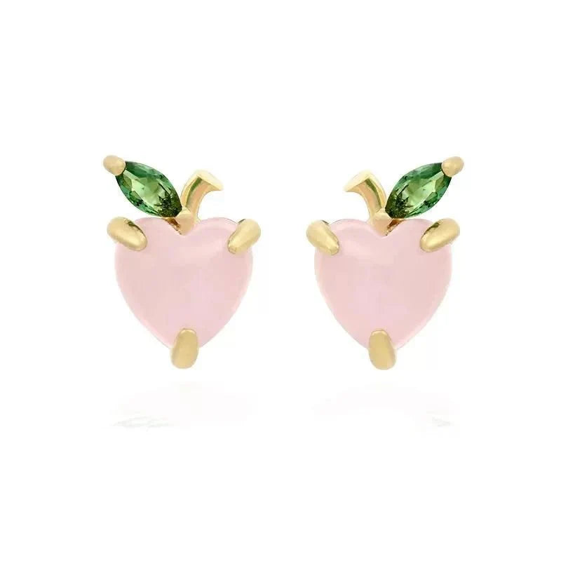 Brehn | Zierliche Obst Hoop & Stud Ohrringe