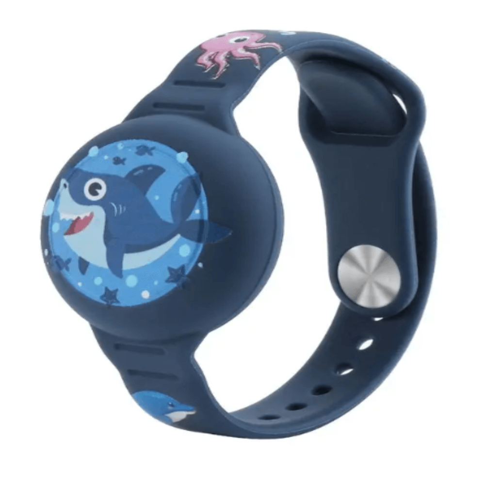 Kindersicheres GPS-Armband – Silikonhalterung für Tracker