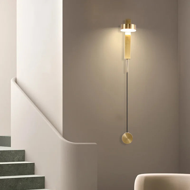 Moderne LED Wandleuchte mit minimalistischem Design für Flur oder Wohnzimmer | Brehn