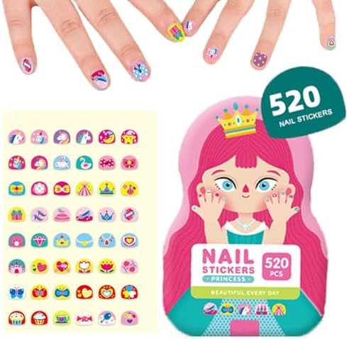 Kids Nagelkunst Aufkleber | Spaßige & Einfache Designs | Brehn
