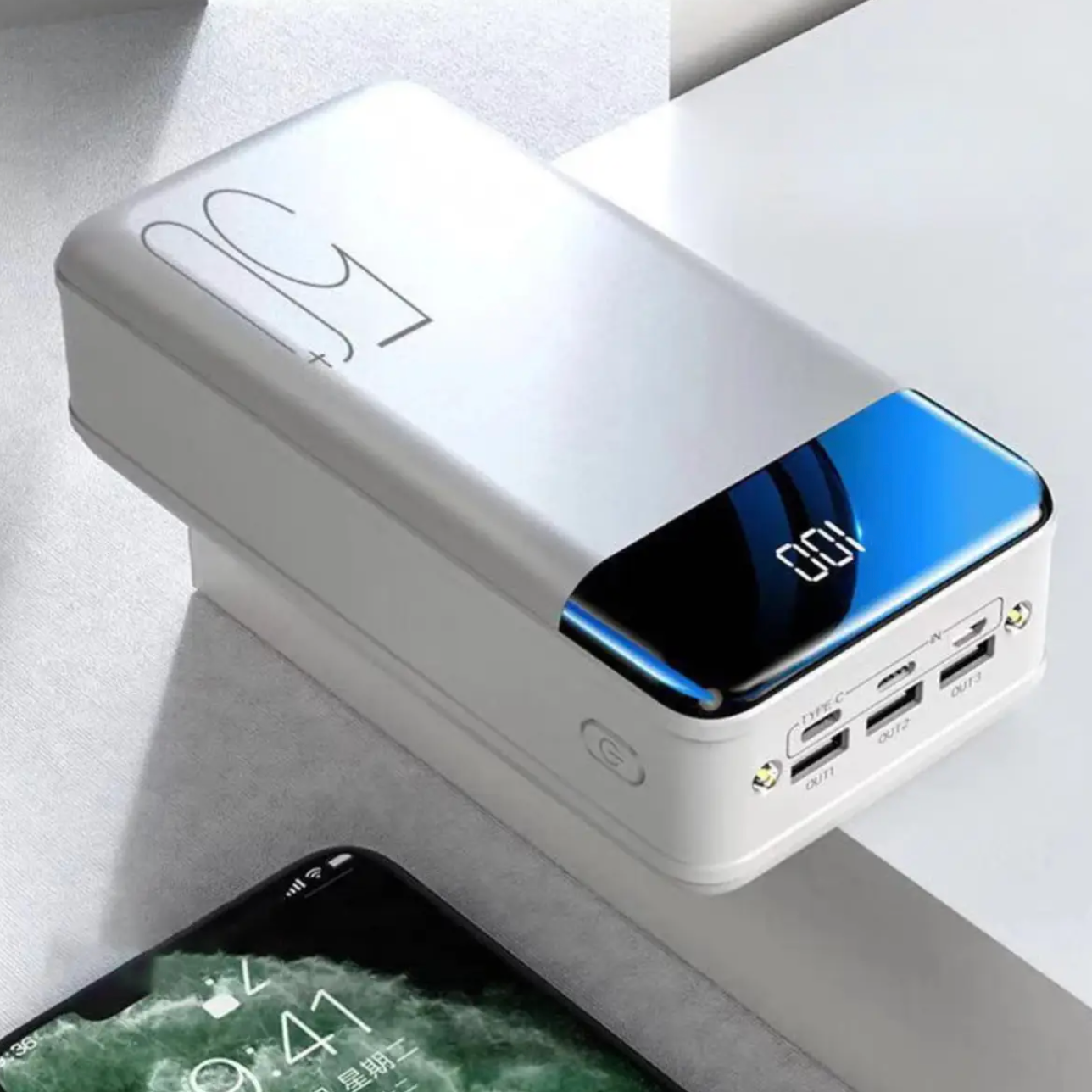 50.000mAh Powerbank mit Schnellladefunktion | Brehn
