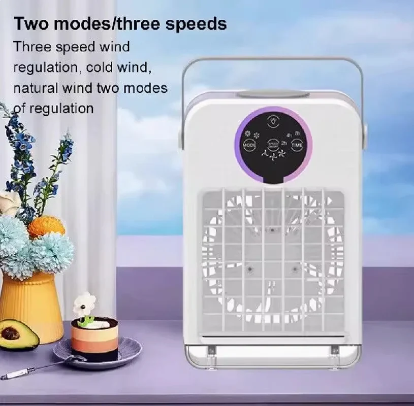Mini tragbare Klimaanlage mit Touchscreen und Nebelkühlung | Brehn