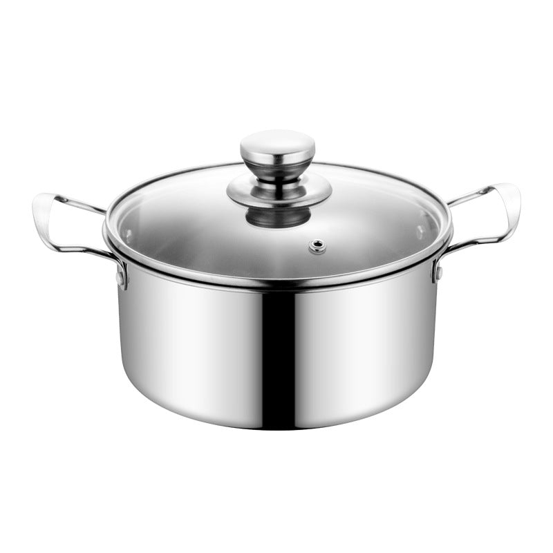 Edelstahl-Kochtopf 20 cm, 1,1–2 L, Modell HD190912