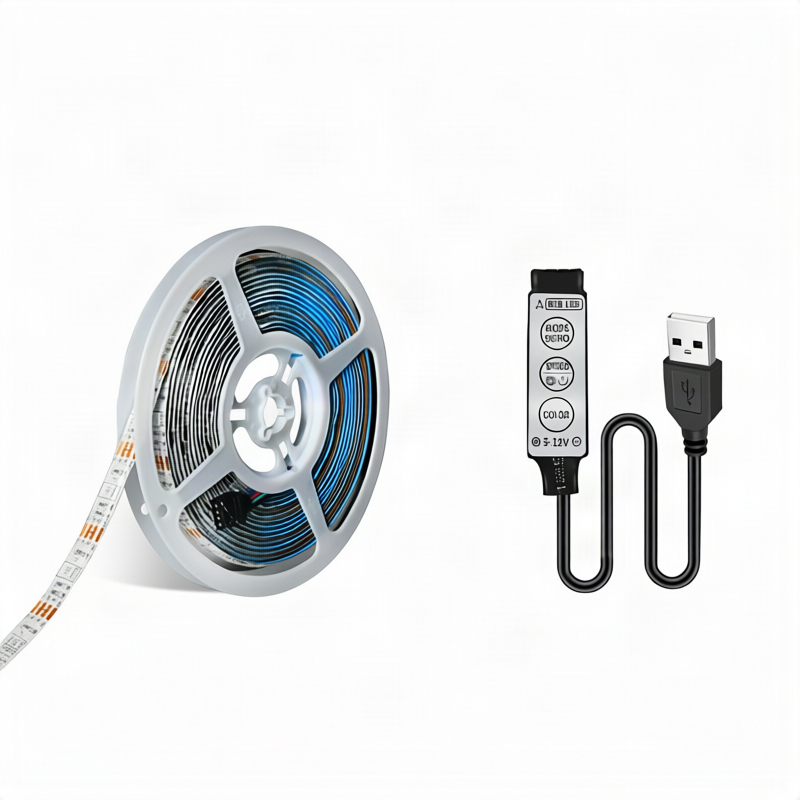 RGB-LED-Streifen 5050, steuerbar per App und Fernbedienung