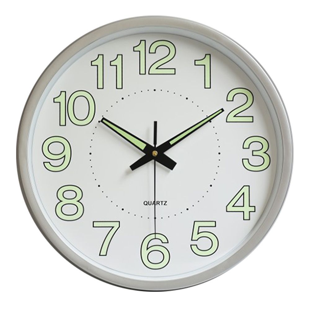 Quarz-Wanduhr, Kunststoff, Zeiger, 20–40 cm