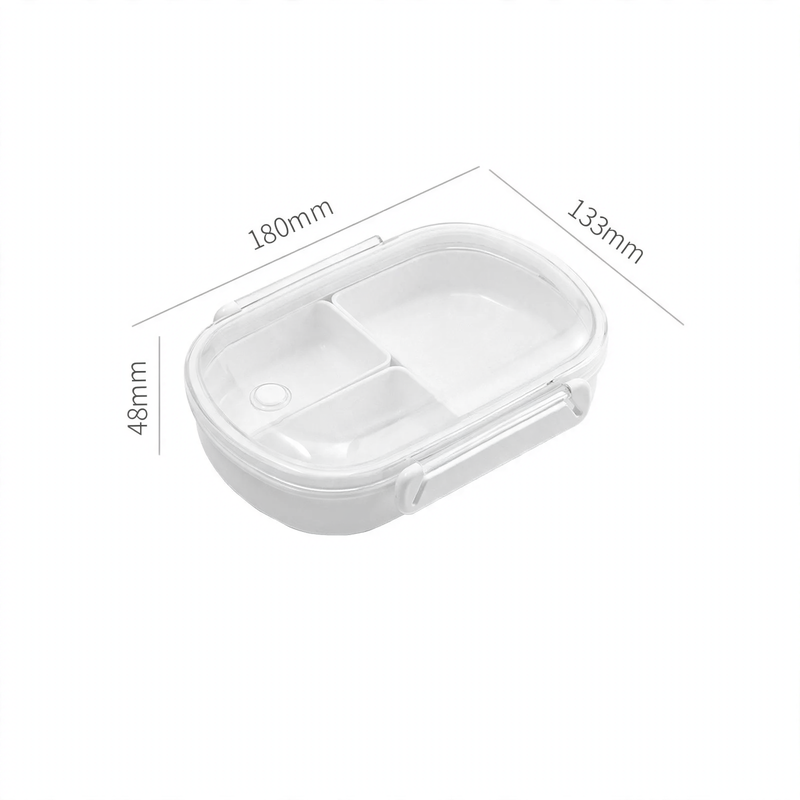 Bento-Box, Lebensmittelqualität, mit Fächern, mikrowellengeeignet