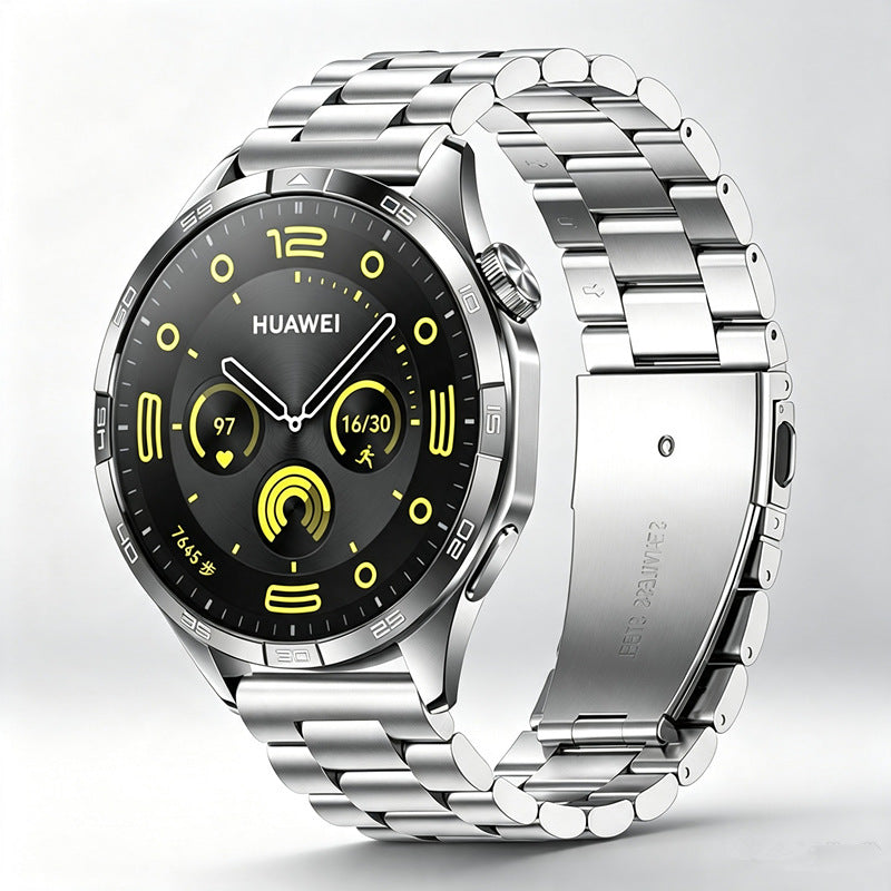 Schwarzes Luxusarmband für Ultradünn Smartwatch