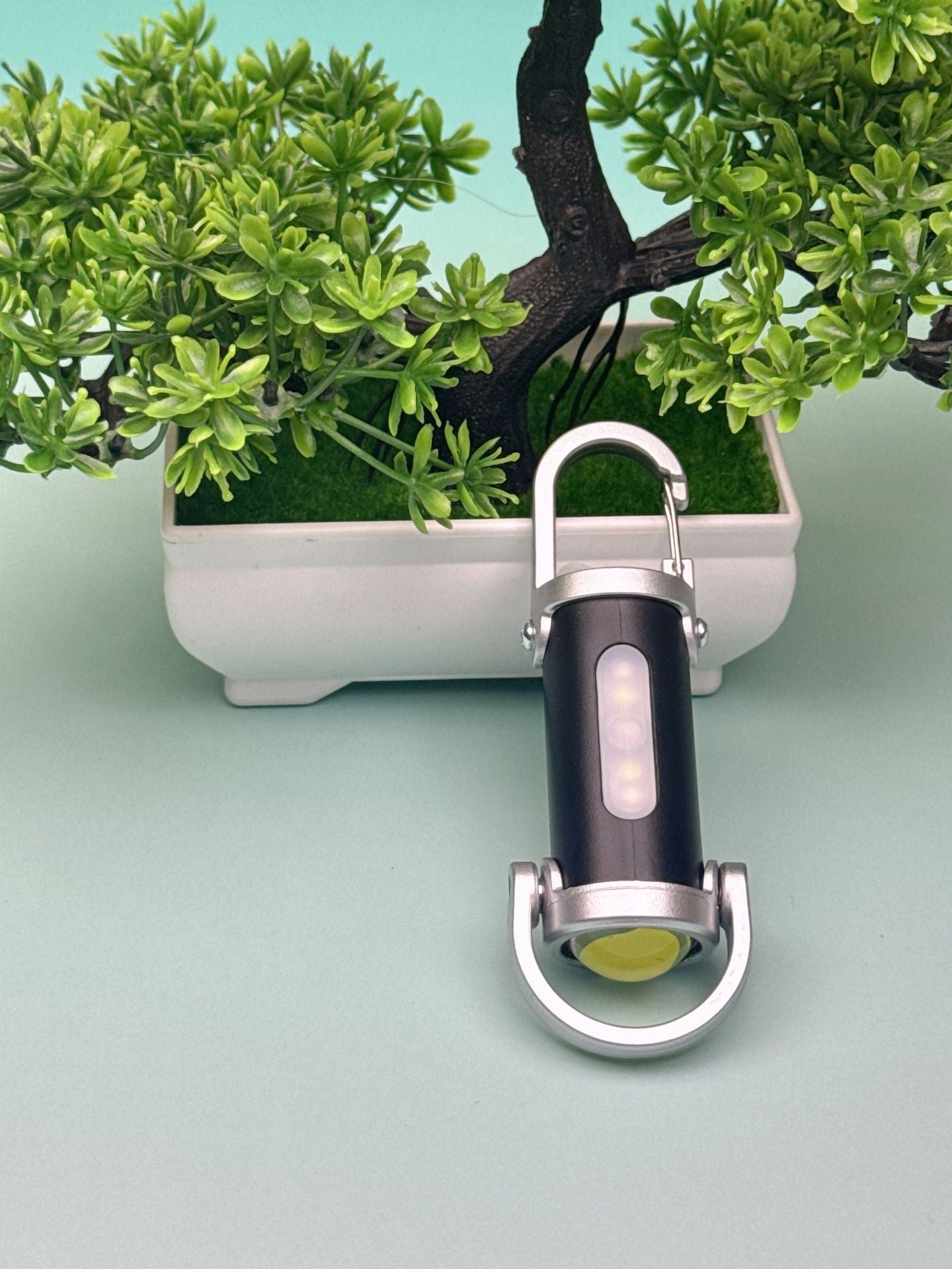 Mini-Taschenlampe mit Schlüsselanhänger, LED