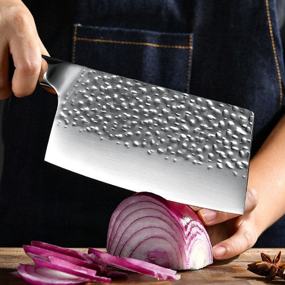 Küchenmesser, Edelstahl, handgeschmiedet