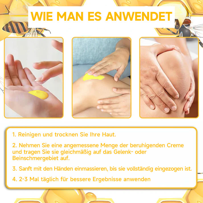 Bienen-Vital-Creme | Schnelle Schmerzlinderung | Brehn