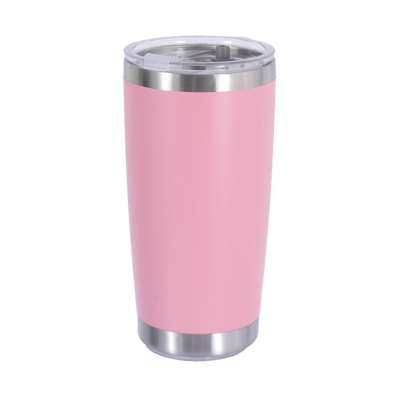 Isolierbecher aus Edelstahl, 20 oz, mit Drehverschluss