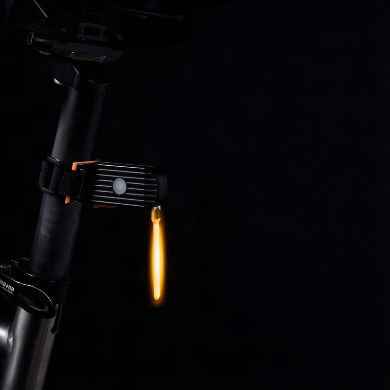 Fahrrad-Rücklicht mit Fließlicht-Effekt, USB-C
