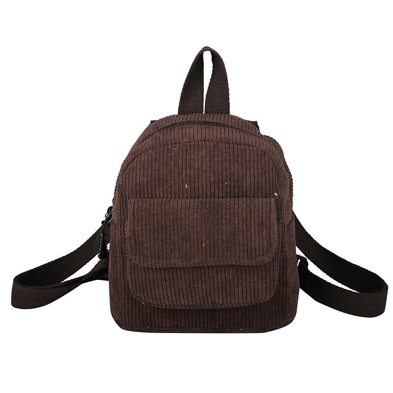 Rucksack aus Samt, kompakt und strapazierfähig
